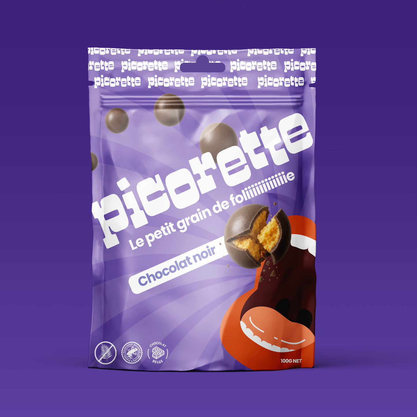 Billes chocolatées chocolat noir