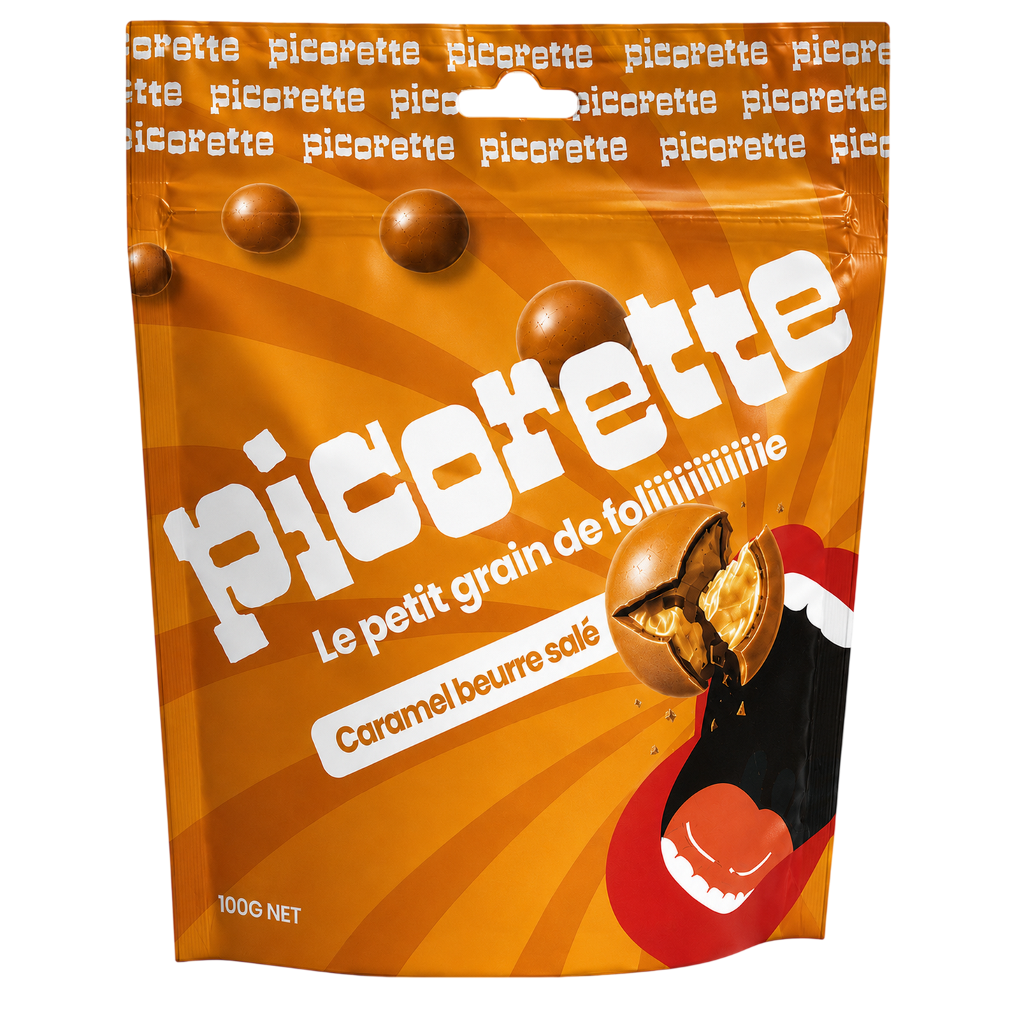 Billes chocolatées - Caramel beurre salé - 100g