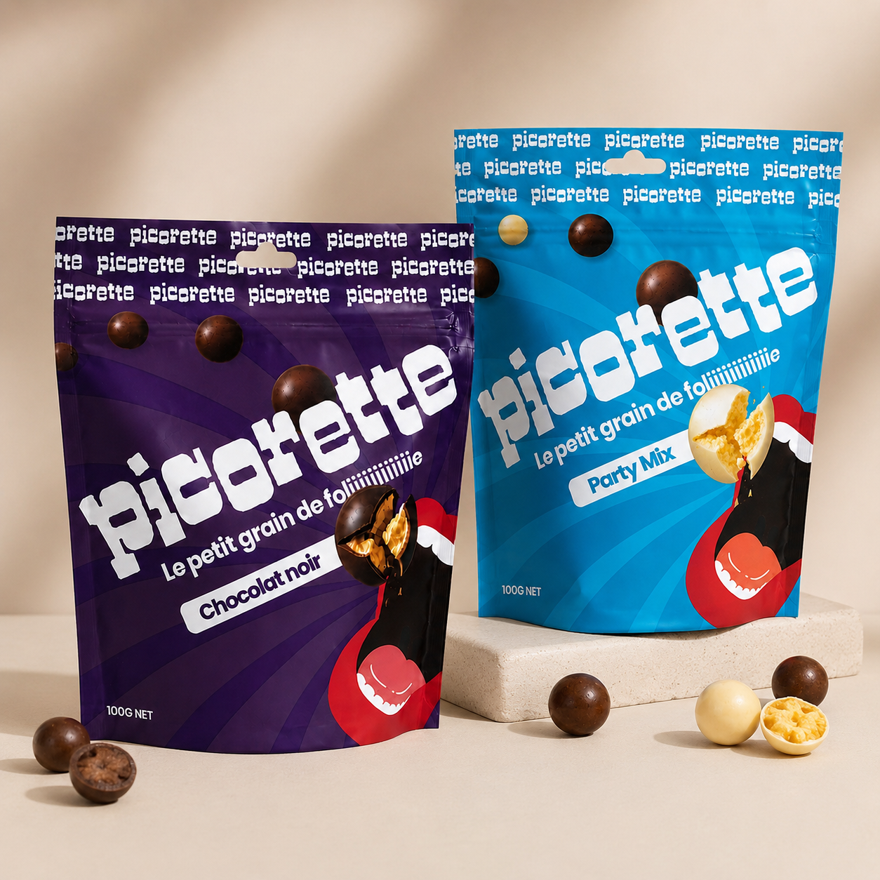 Duo Chocolat noir & Party Mix | 200g